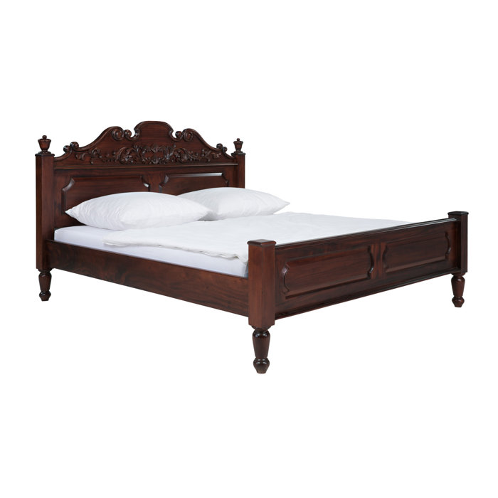 Massivum Massivholzbett Cambridge, 180 x 200 cm | Wayfair.de